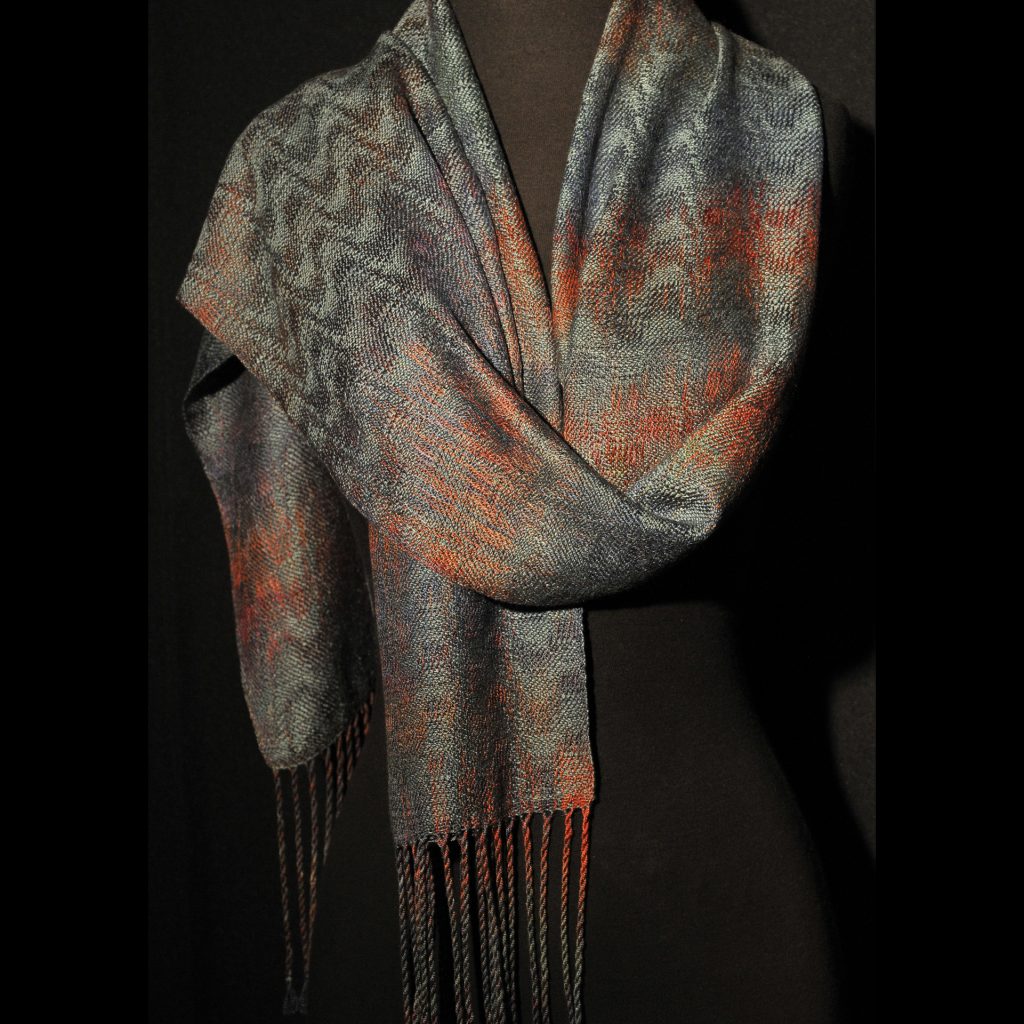 Waves of Color: Advancing Twill Scarf